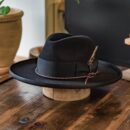 ORACOX Modern Black Felt Fedora
