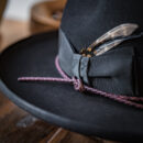 ORACOX Modern Black Felt Fedora
