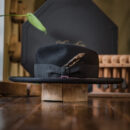 ORACOX Modern Black Felt Fedora