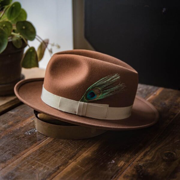 ORACOX Heritage Brown Fedora Hat